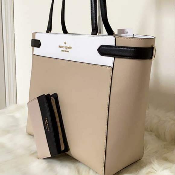 ⚜KateSpade Staci ColorblockLaptop Tote and… - Picture 2 of 11